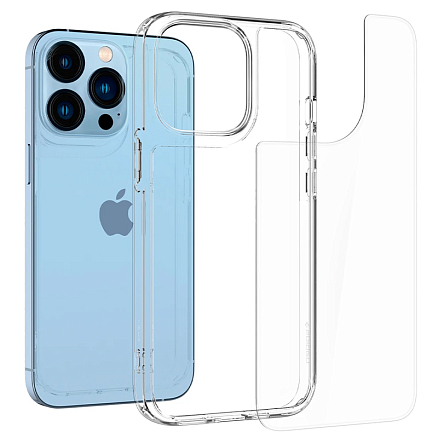 Чехол для iPhone 13 Pro гибридный Spigen Quartz Hybrid прозрачный