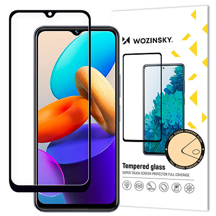 Защитное стекло для Vivo Y35, Y22, Y22s на весь экран противоударное Wozinsky Full Glue черное