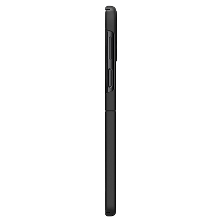 Чехол для Samsung Galaxy Z Flip 3 пластиковый ультратонкий Spigen Air Skin черный