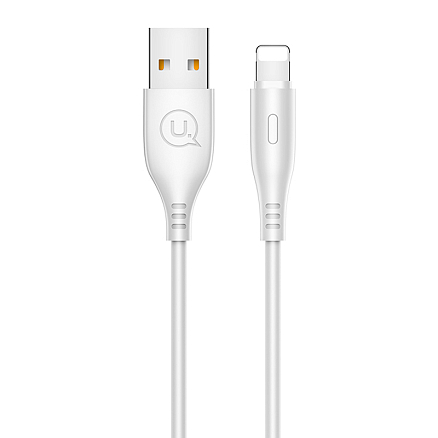 Кабель USB - Lightning для зарядки iPhone 1 м 2А Usams U18 белый