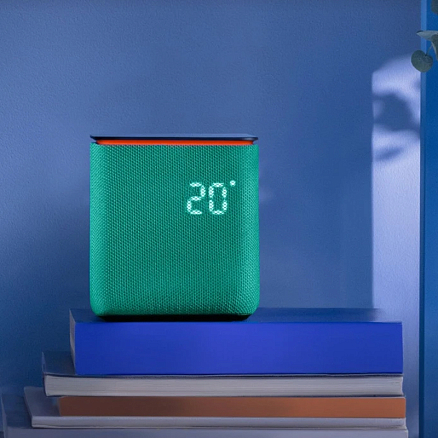 Умная колонка Яндекс Станция Миди с Алисой и Zigbee изумрудная