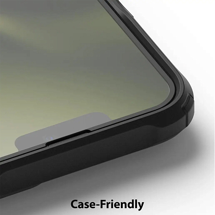 Защитное стекло для iPhone 13 Pro Max на экран противоударное Ringke ID FC черное