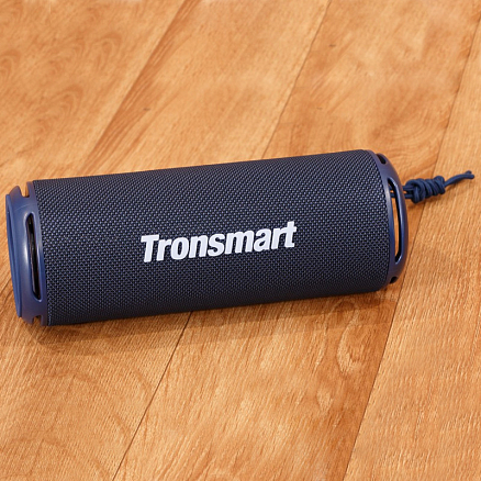 Портативная колонка Tronsmart T7 Lite с защитой от воды, подсветкой и поддержкой MicroSD синяя
