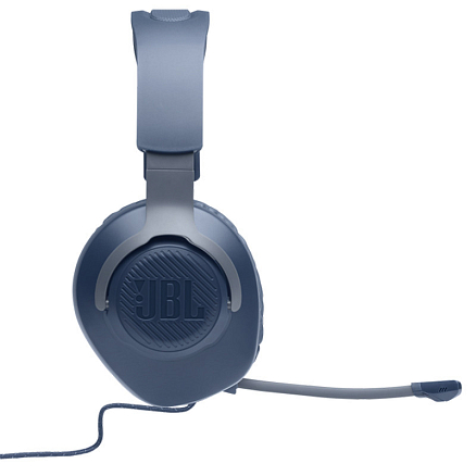 Наушники JBL Quantum 100 полноразмерные с микрофоном игровые синие