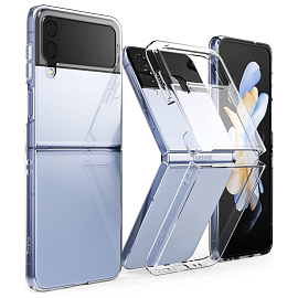 Чехол для Samsung Galaxy Z Flip 4 ультратонкий пластиковый Ringke Slim прозрачный