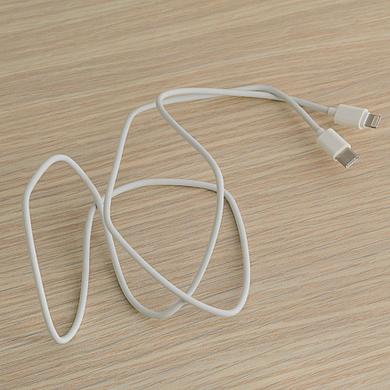 Кабель Type-C - Lightning 1 м белый