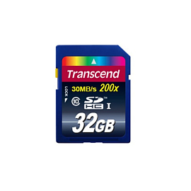 Карта памяти Transcend Secure Digital SDHC 32Gb Class 10 скоростная UHS-I