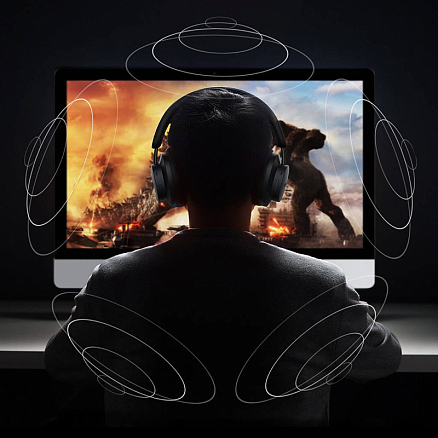 Наушники беспроводные Ugreen HP106 HiTune Max3 полноразмерные с микрофоном и активным шумоподавлением черные