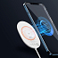 Беспроводная магнитная зарядка MagSafe для iPhone 15W с Type-C Baseus Light BS-W518 WXQJ-02 белая