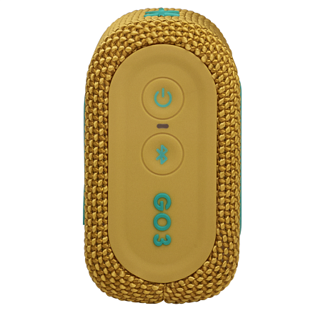 Портативная колонка JBL Go 3 с защитой от воды желтая