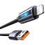 Кабель USB - Lightning для зарядки 1,2 м 3А плетеный McDodo CA-5660 (быстрая зарядка) черный
