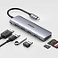 Хаб (разветвитель) Type-C - HDMI, 3 х USB 3.0, SD, microSD Ugreen CM511 серый
