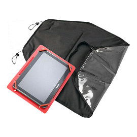 Накидка на спинку сиденья с держателем для планшета Тренд Лайнин Пэд черная