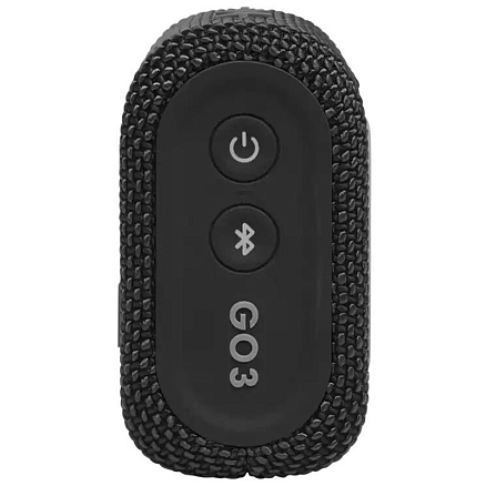 Портативная колонка JBL Go 3 с защитой от воды черная