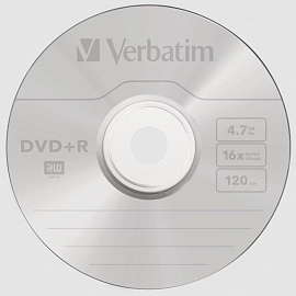 Диск DVD-R 4.7Gb 16x для однократной записи Verbatim DataLife в конверте 1 шт.