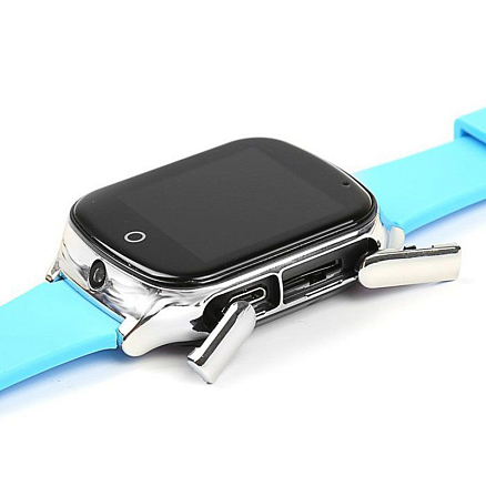 Детские умные часы с GPS трекером Smart Baby Watch GW19 голубые