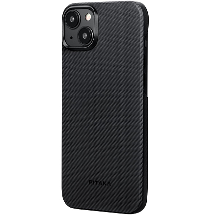 Чехол для iPhone 15 гибридный Pitaka MagEZ 4 600D черно-серый