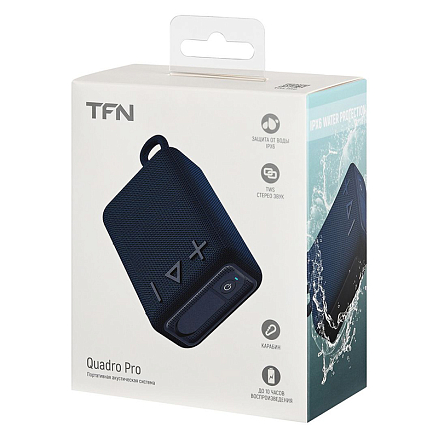 Портативная колонка TFN Quadro Pro синяя