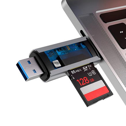 Картридер USB 3.0 для SD и MicroSD Baseus Lentil - Cabin