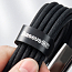 Кабель USB - MicroUSB, Lightning, Type-C для зарядки 1,5 м 3.5А плетеный Baseus Tungsten Gold черный