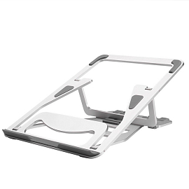 Подставка для MacBook от 11 до 15 дюймов регулируемая алюминиевая WiWU S100 серебристая