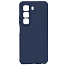 Чехол для Infinix Hot 50 Pro силиконовый Color Soft Touch темно-синий