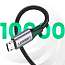 Кабель USB - MicroUSB для зарядки 1,5 м 2А 18W плетеный Ugreen US290 (быстрая зарядка QC 3.0) черный