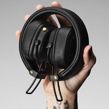 Наушники беспроводные Bluetooth Marshall Major III накладные с микрофоном черные