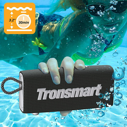 Портативная колонка Tronsmart Trip с защитой от воды черная