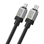 Кабель Baseus CoolPlay Series USB Type-C - Lightning (1 м, черный)