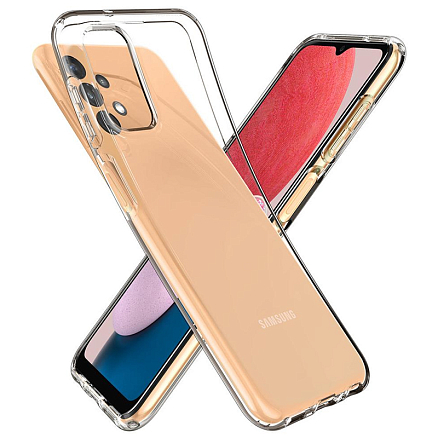 Чехол для Samsung Galaxy A13 4G гелевый ультратонкий Spigen Liquid Crystal прозрачный
