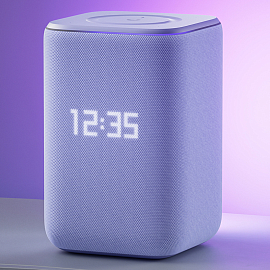 Умная колонка Яндекс Станция 3 с Алисой и Zigbee фиолетовая