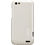 Чехол для HTC One V пластиковый тонкий + пленка NillKin E-Style белый