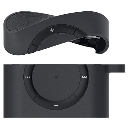 Чехол для AirPods Pro гелевый Spigen SGP Classic Shuffle черный