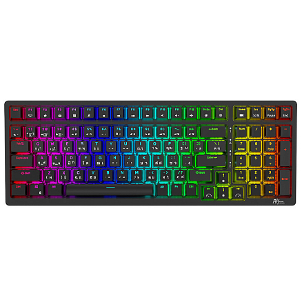 Клавиатура беспроводная Bluetooth Royal Kludge RK98 RK Red механическая с подсветкой игровая черная