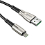 Кабель USB - MicroUSB для зарядки 0,5 м 4А плетеный Baseus Waterdrop (быстрая зарядка) черный