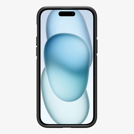 Чехол для iPhone 15 гелевый Spigen Core Armor MagFit матовый черный
