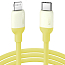 Кабель Type-C - Lightning для зарядки 1 м 3А MFi Ugreen US387 (быстрая зарядка PD) желтый