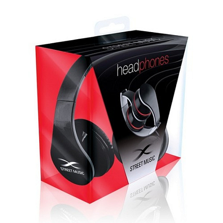 Наушники Forever Street Music накладные складные черные