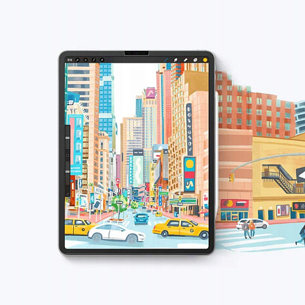 Пленка защитная для iPad 10.9 2022 на экран Hofi Paper Pro+ прозрачная матовая 2 шт.