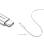 Переходник Type-C - MicroUSB (папа - мама) компактный Huawei AP52 оригинальный белый