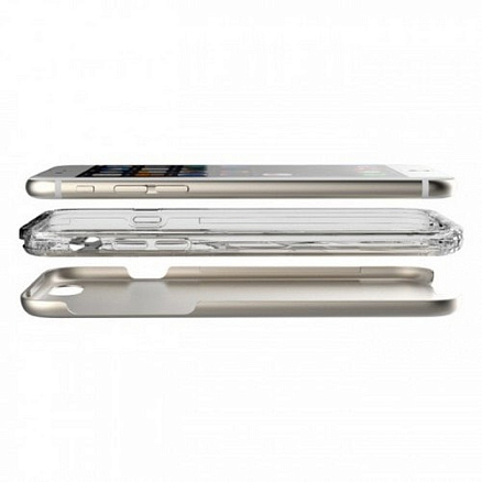 Чехол для iPhone 6, 6S гибридный Zenus Avoc Solid Shell золотистый