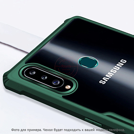 Чехол для Huawei P40 Lite гибридный Rzants Beetle зеленый