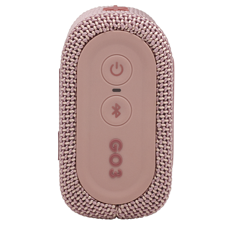 Портативная колонка JBL Go 3 с защитой от воды розовая