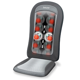 Массажная накидка (массажер) на кресло для спины Шиацу с подогревом Beurer MG 206 черный