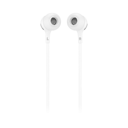 Наушники JBL Live 100 вакуумные с микрофоном белые