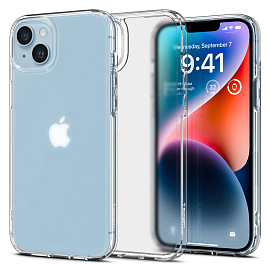 Чехол для iPhone 14 Plus гибридный Spigen Ultra Hybrid матовый прозрачный