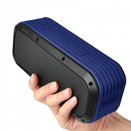 Портативная колонка Divoom Voombox Outdoor (2nd generation) с защитой от воды и ударов синяя