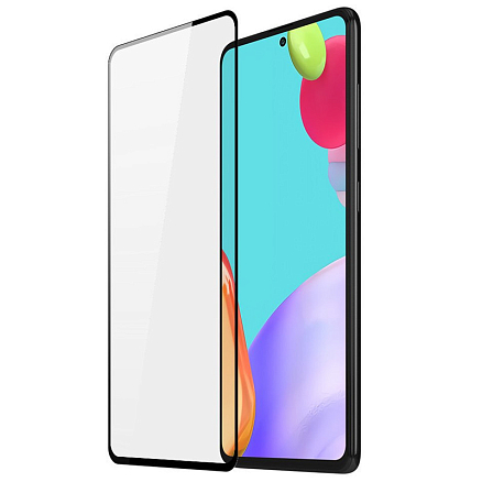 Защитное стекло для Samsung Galaxy A51, A52, A52s, A53, S20 FE на весь экран противоударное Dux Ducis 9D черное