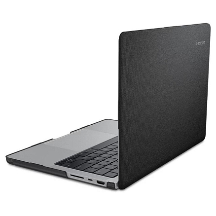 Чехол для Apple MacBook Pro 14 2021 книжка Spigen Urban Fit черный